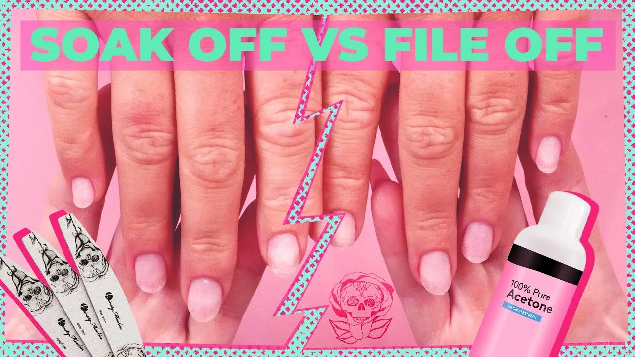 How Do Soak-Off and File-Off Gel Nail Removal Compare How Do Soak-Off and File-Off Gel Nail Removal Compare