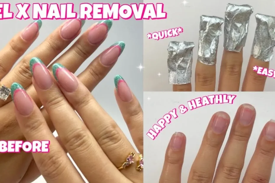 How to Safely Soak Off Gel-X Nails with Acetone