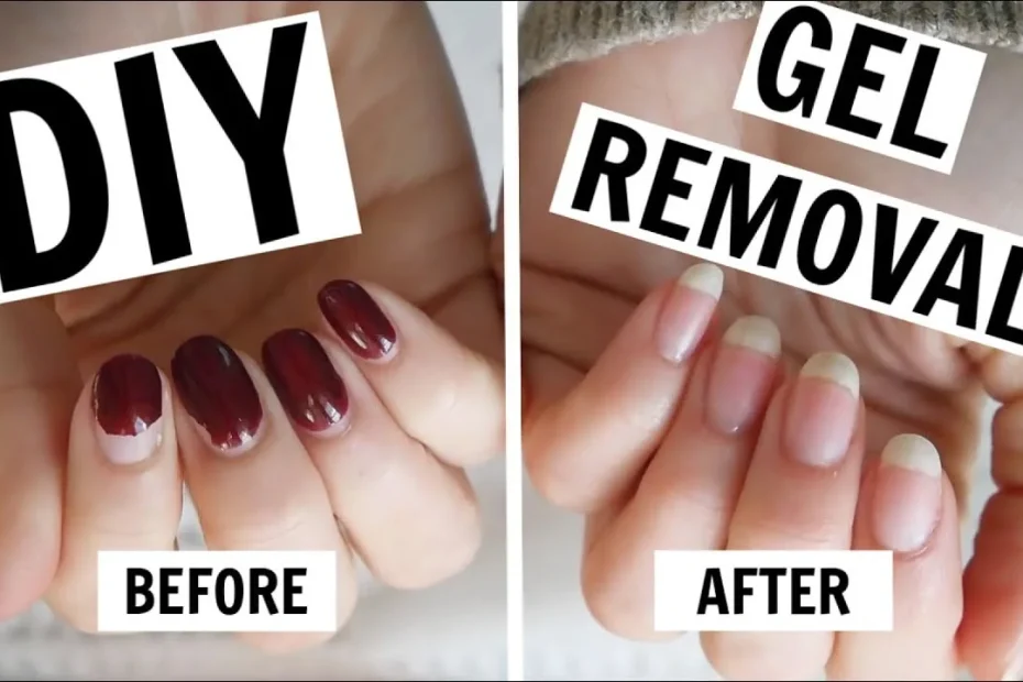 What is the safest way to remove gel nails at home